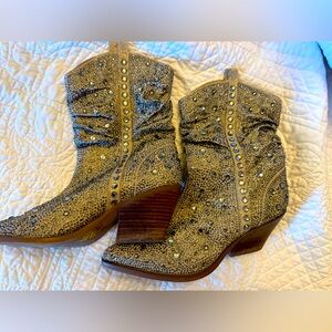 Jessica Simpson Rhinestone Cowboy Boots